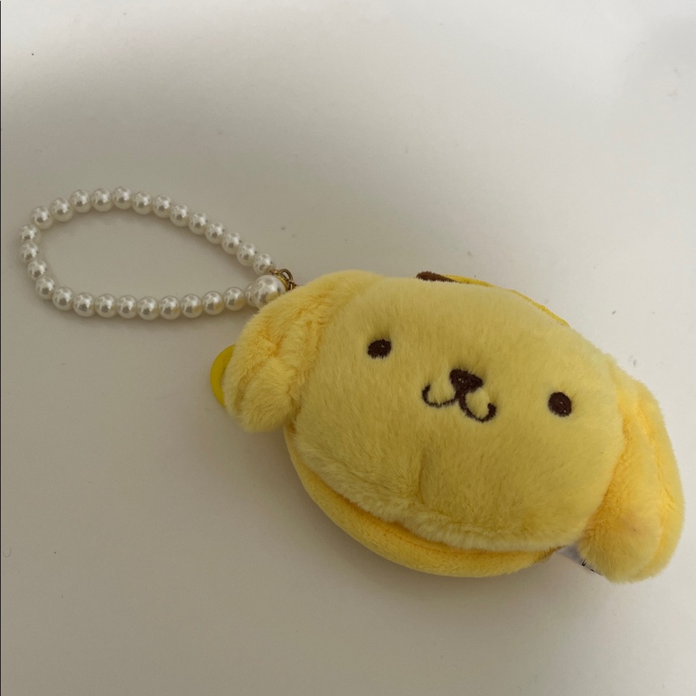 Cute Yellow Plush Coin Purse NWOT